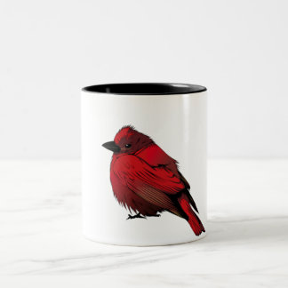 Little Red Bird Coffee Mug Tweekleurige Koffiemok