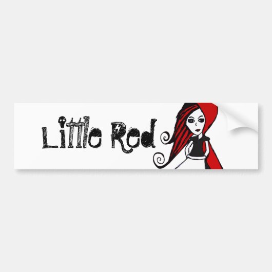 'Little Red' Bumpersticker (Voorkant)