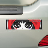 Little Red Bumpersticker (Op auto)