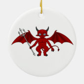 Little Red Devil Thunder_Cove Keramisch Ornament (Achterkant)