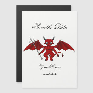 Little Red Devil Thunder_Cove Magnetische Uitnodiging