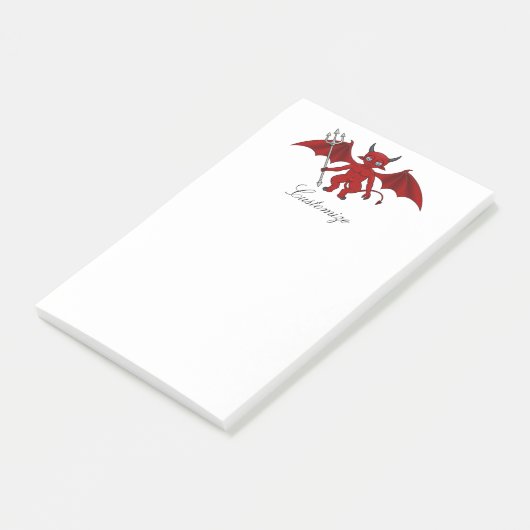 Little Red Devil Thunder_Cove Post-it® Notes (Schuin)