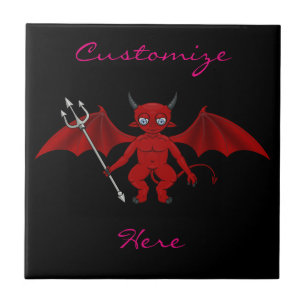 Little Red Devil Thunder_Cove Tegeltje