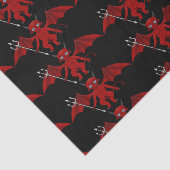 Little Red Devil Thunder_Cove Tissuepapier (Detail)