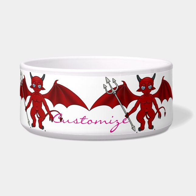 Little Red Devil Thunder_Cove Voerbakje (Voorkant)