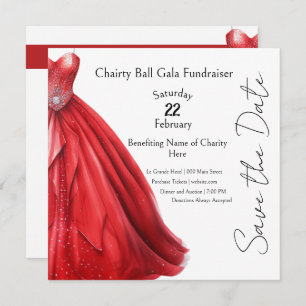 Little Red Dress Gala Charity Event Kaart