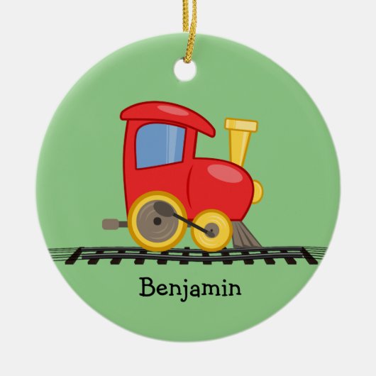 Little Red Engine Design Ornament (Voorkant)