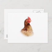 Little Red Hen Briefkaart (Voorkant / Achterkant)