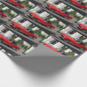 Little Red MG Cadeaupapier (Hoek)