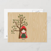 Little Red Riding Hood Briefkaart (Voorkant / Achterkant)