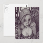 Little Red Riding Hood Briefkaart (Voorkant / Achterkant)
