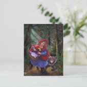 Little Red Riding Hood Briefkaart (Staand voorkant)
