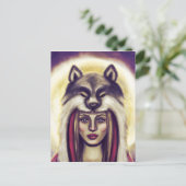 Little Red Riding Hood Briefkaart (Staand voorkant)