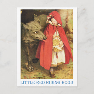 Little Red Riding Hood Briefkaart