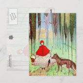 Little Red Riding Hood Briefkaart (Voorkant / Achterkant)