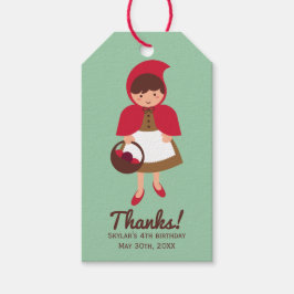 Little Red Riding Hood Cadeaulabel