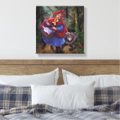 Little Red Riding Hood Canvas Afdruk (Insitu (Slaapkamer))