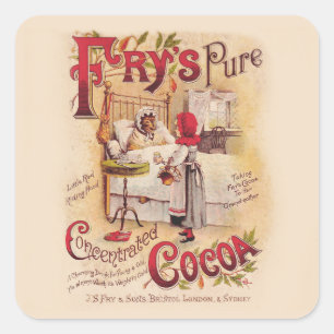 Little Red Riding Hood Coca Vierkante Sticker