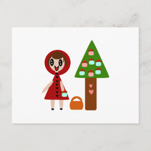 Little Red Riding Hood en de Cupcake Tree Briefkaart