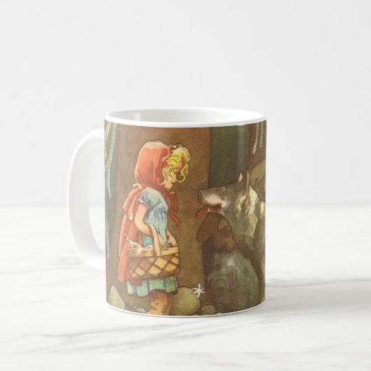 Little Red Riding Hood, Fairy Tale Koffiemok (Voorkant links)