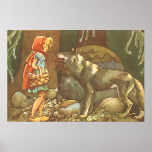 Little Red Riding Hood, Fairy Tale Poster
