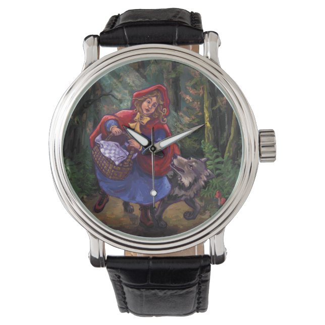 Little Red Riding Hood Horloge (Voorkant)