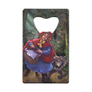 Little Red Riding Hood Kredietkaart Flessenopener
