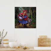Little Red Riding Hood Poster (Keuken)