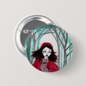 Little Red Riding Hood Ronde Button 5,7 Cm (Voorkant /achterkant)
