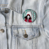 Little Red Riding Hood Ronde Button 5,7 Cm (In situ)