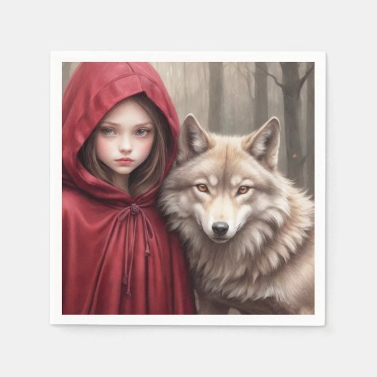 Little Red Riding Hood Servet (Voorkant)