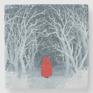 Little Red Riding Hood Stenen Onderzetter