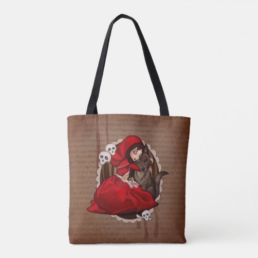 Little Red Riding Hood Tote Bag (Achterkant)