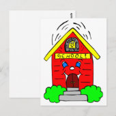 Little Red Schoolhouse Briefkaart (Voorkant / Achterkant)