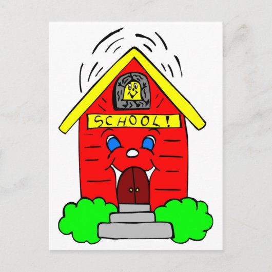 Little Red Schoolhouse Briefkaart (Voorkant)