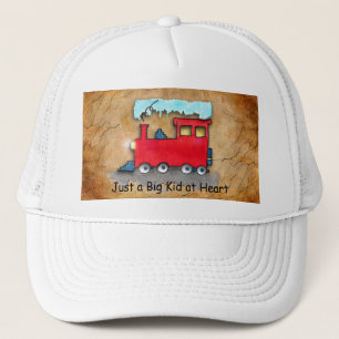 Little Red Train Art "Just a Big Kind at Heart" Trucker Pet