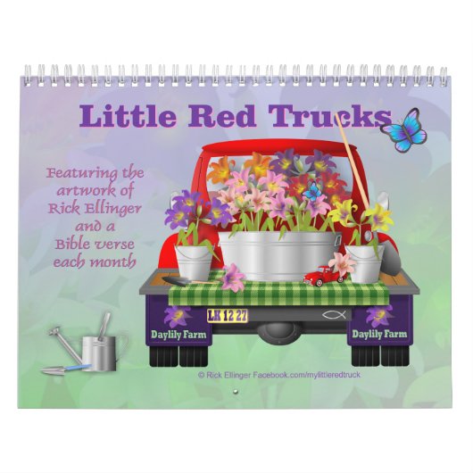 Little Red Truck Wall Agenda Kalender (Hoes)