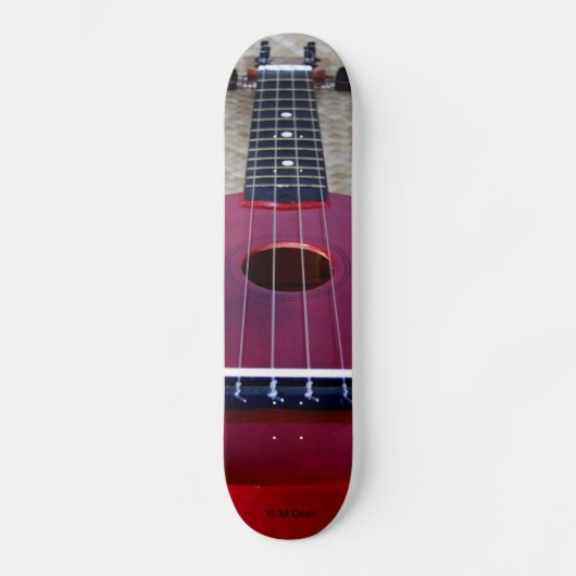 Little Red Ukulele Skateboard (Voorkant)