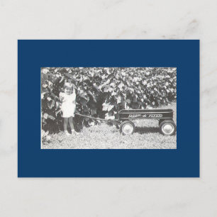 Little Red Wagon Briefkaart