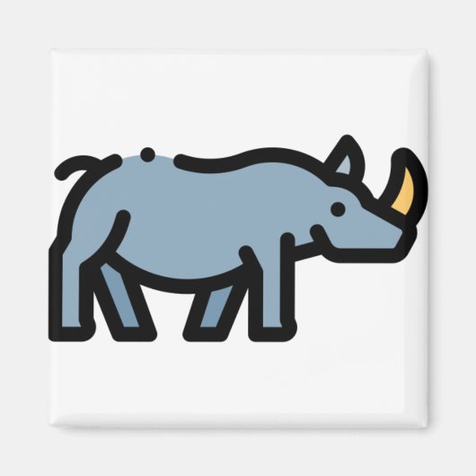 Little Rhino Magneet (Voorkant)