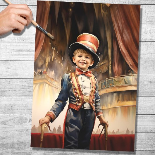 Little Ringmaster 3 Decoupage papier