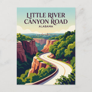 Little River Canyon Road Alabama Briefkaart