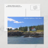 Little River Lighthouse, Cutler Maine Briefkaart (Voorkant / Achterkant)