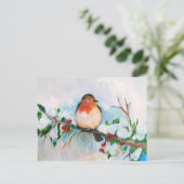 Little Robin Briefkaart (Staand voorkant)