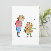 Little Robot Kaart (Staand voorkant)