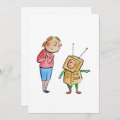 Little Robot Kaart (Voorkant / Achterkant)