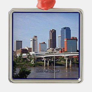 Little Rock, Arkansas Metalen Ornament