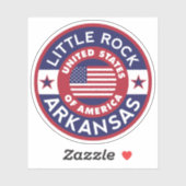 LITTLE ROCK, Arkansas Sticker (Vel)
