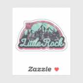 Little Rock, Arkansas Sticker (Vel)