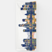 Little Rock Skyline Spandoek (Verticaal)